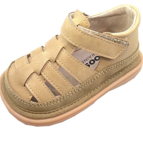 tan fisherman squeakers / trainers - Picture 2 of 7